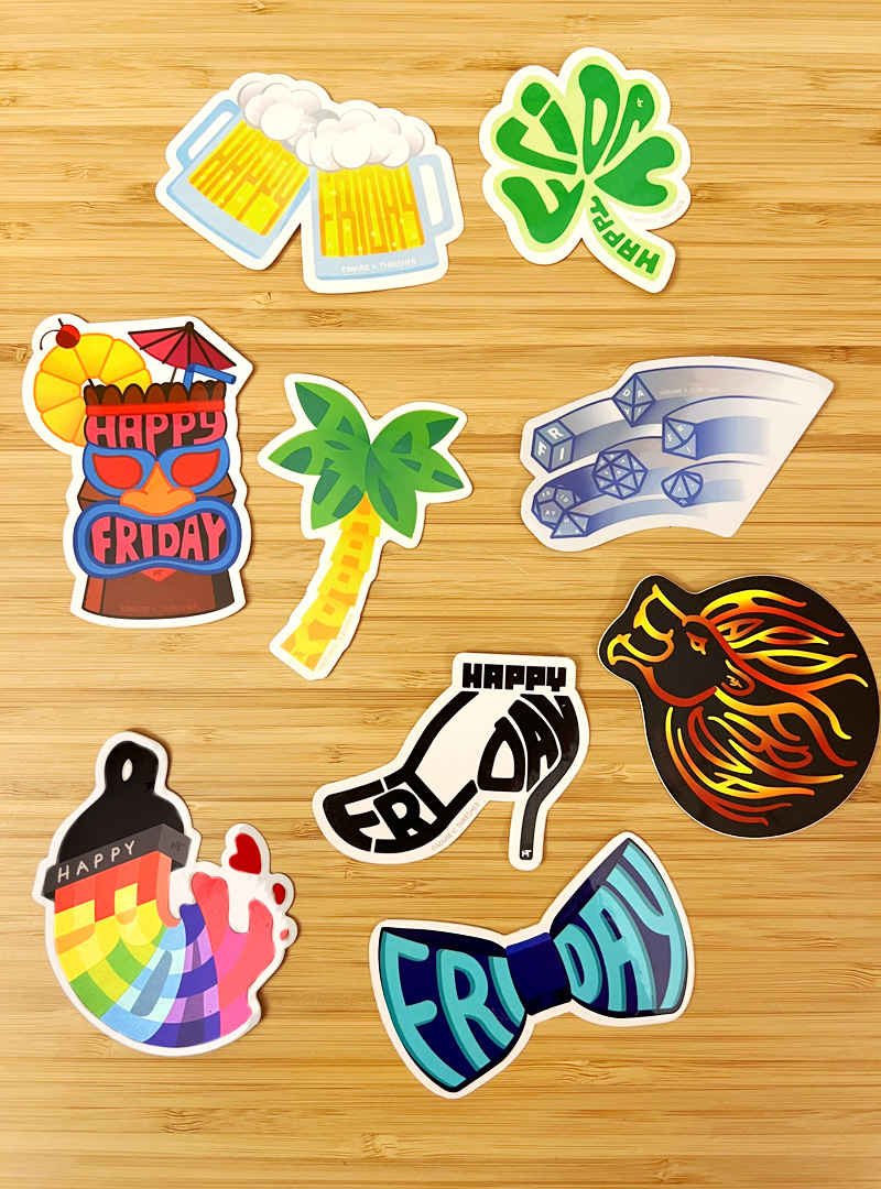 Happy Friday Stickers